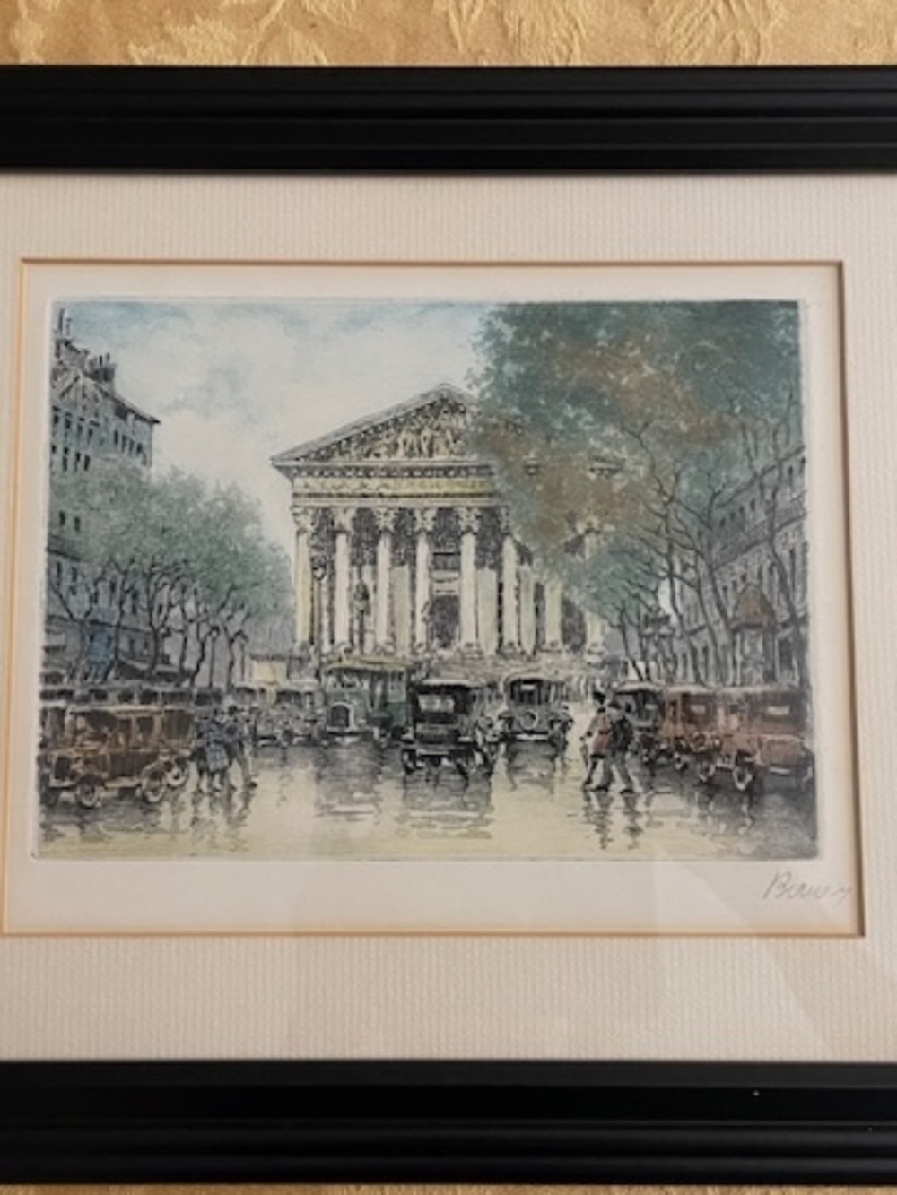 Hand Colored Etching - Picture 2 of 4